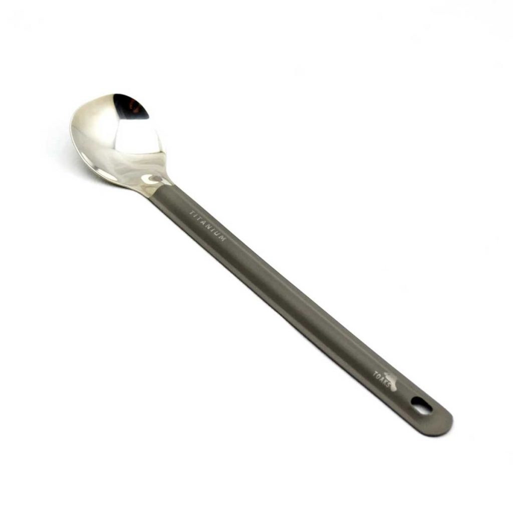Cuillère manche long en titane