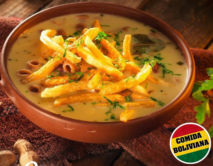 sopa de mani