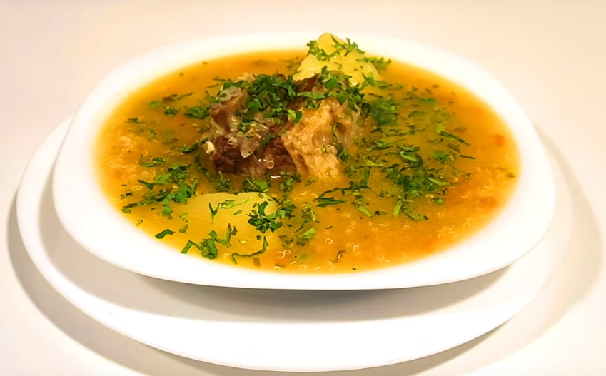 sopa de quinoa