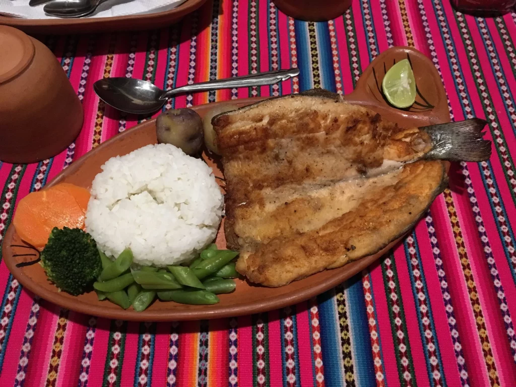 Trucha lago Titicaca
